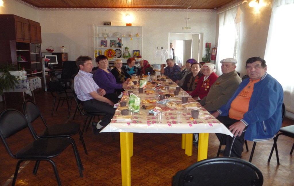 Чаепитие с ветеранами и тружениками тыла совместно организовано с МБУ КЦСОН « Надежда»